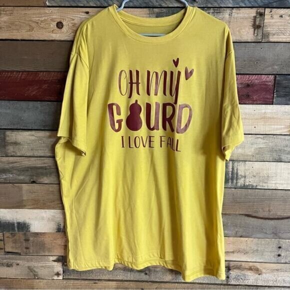 George Gold‎ Gourd Fall Tee Size 2X - Picture 1 of 8
